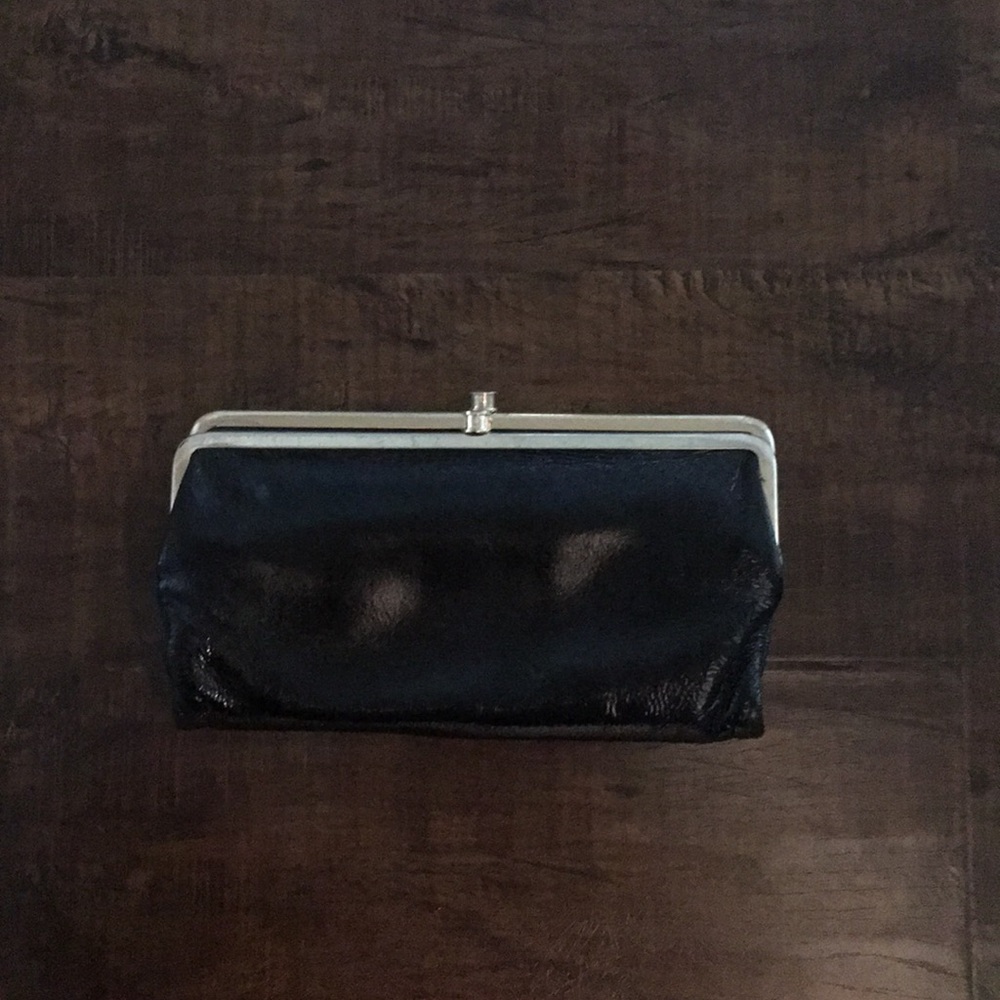Hobo payment leather bifold clutch